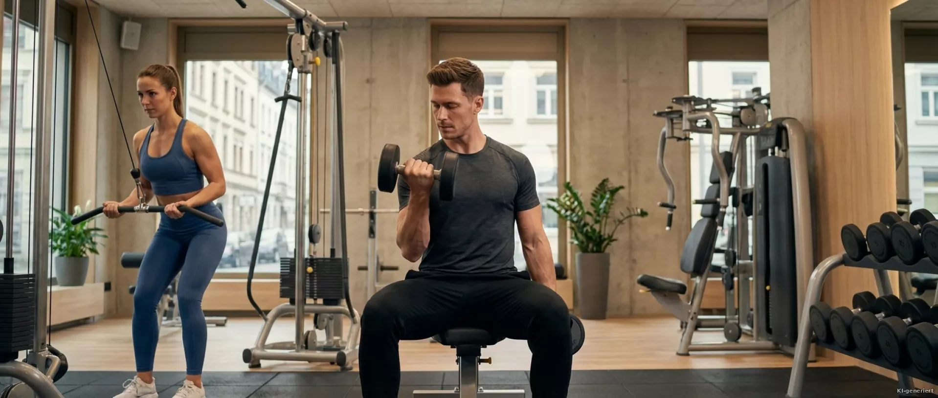Muskeltraining für mehr Kraft im Alltag Header Hintergrund