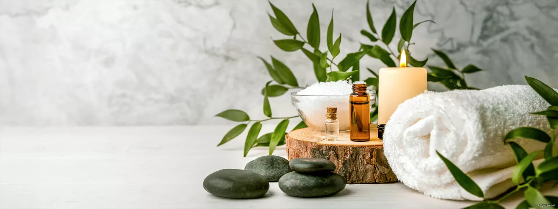 Wellness für deine persönliche Auszeit Header Hintergrund